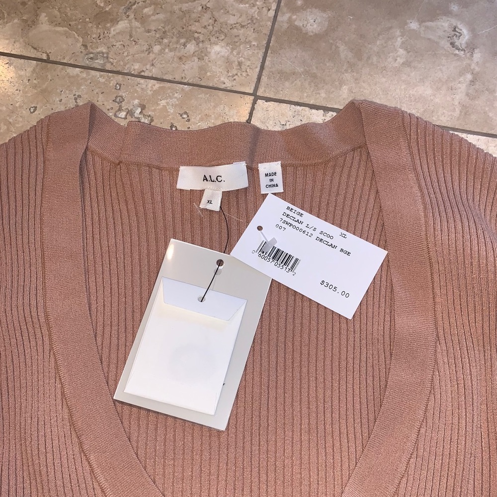A.L.C Declan Ribbed Top - Picture 5 of 9